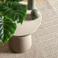 Produktbild för Matta ZIZUR Kräm 200 x 140 cm Polypropylen