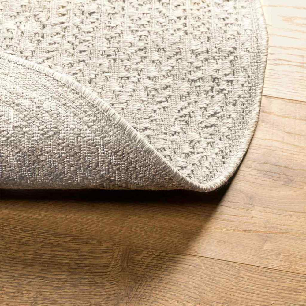 Produktbild för Matta ZIZUR Kräm 200 x 140 cm Polypropylen