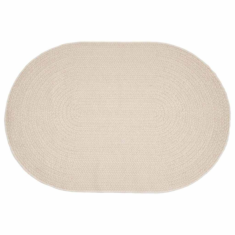 Produktbild för Matta ZIZUR Kräm 230 x 160 cm Polypropylen