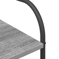 Produktbild för Klädhängare Grå 120 x 44 x 160 cm Konstruerat trä