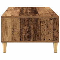 Produktbild för Kaffeebord Gammalt trä 102 x 55 x 35 cm Konstruerat trä