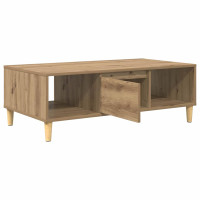 Produktbild för Kaffeebord Artisan Ek 102 x 55 x 35 cm Konstruerat trä