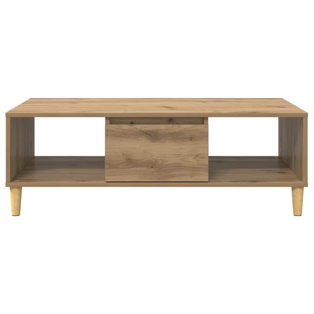 Produktbild för Kaffeebord Artisan Ek 102 x 55 x 35 cm Konstruerat trä