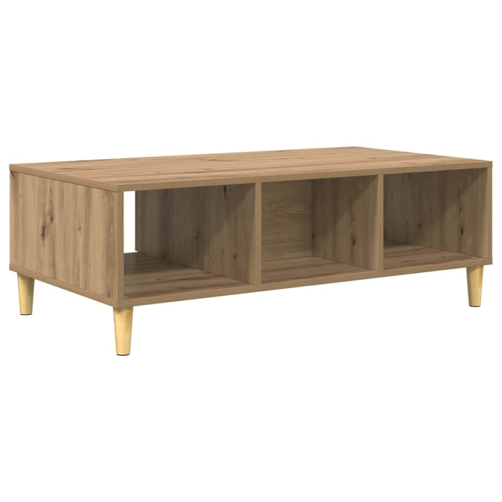 Produktbild för Kaffeebord Artisan Ek 102 x 55 x 35 cm Konstruerat trä