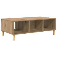 Produktbild för Kaffeebord Artisan Ek 102 x 55 x 35 cm Konstruerat trä
