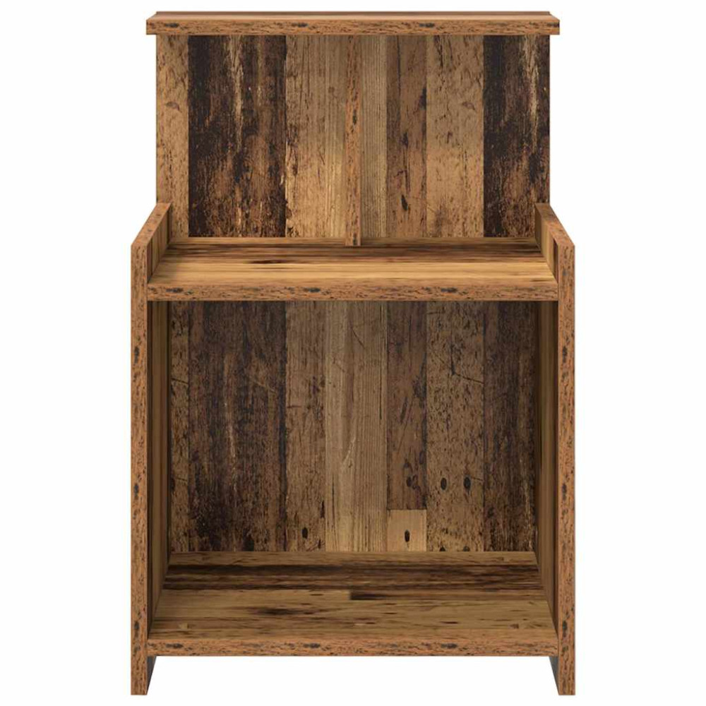 Produktbild för Nattduksbord Gammalt trä 40 x 35 x 60 cm Konstruerat trä