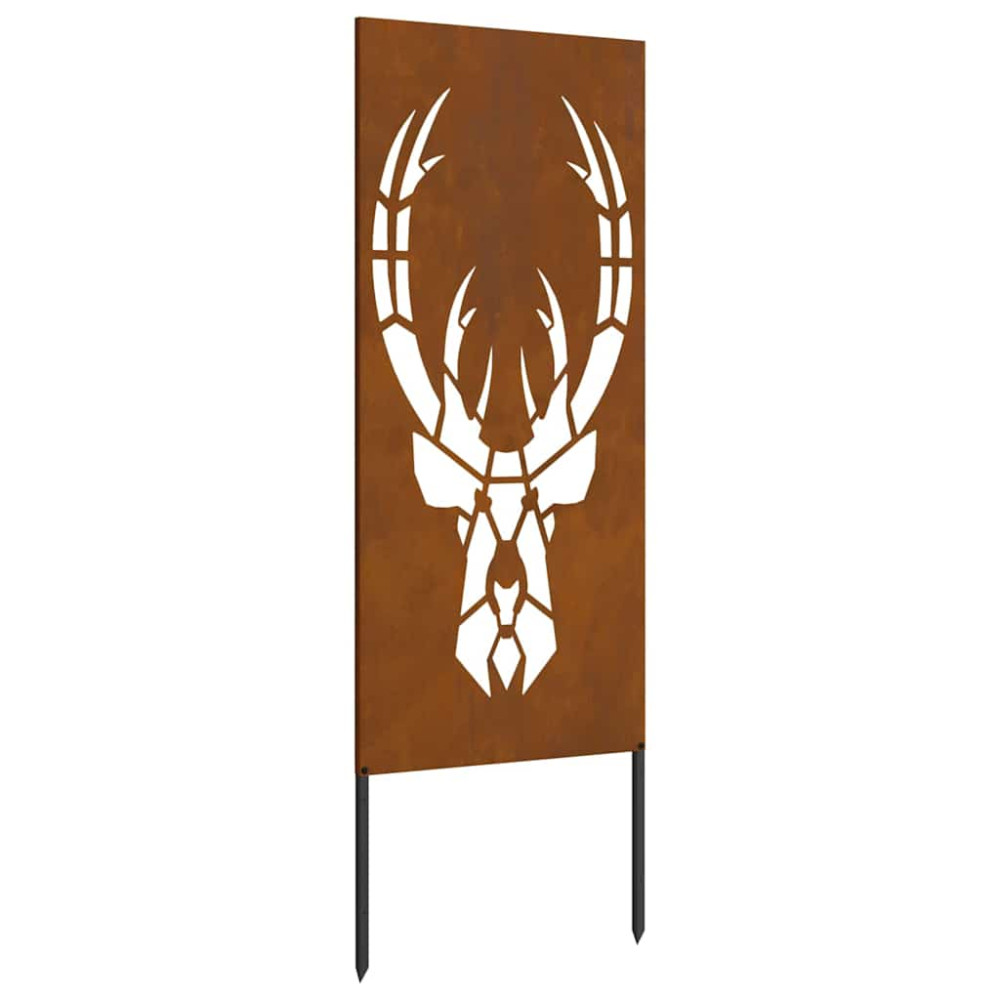 Produktbild för Trädgårds integritetsskärm Rostig 50 x 140 cm cortenstål