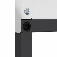 Produktbild för Trädgårds integritetsskärm Silver 50 x 140 cm Rostfritt stål