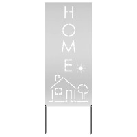 Produktbild för Trädgårds integritetsskärm Silver 50 x 140 cm Galvaniserat stål
