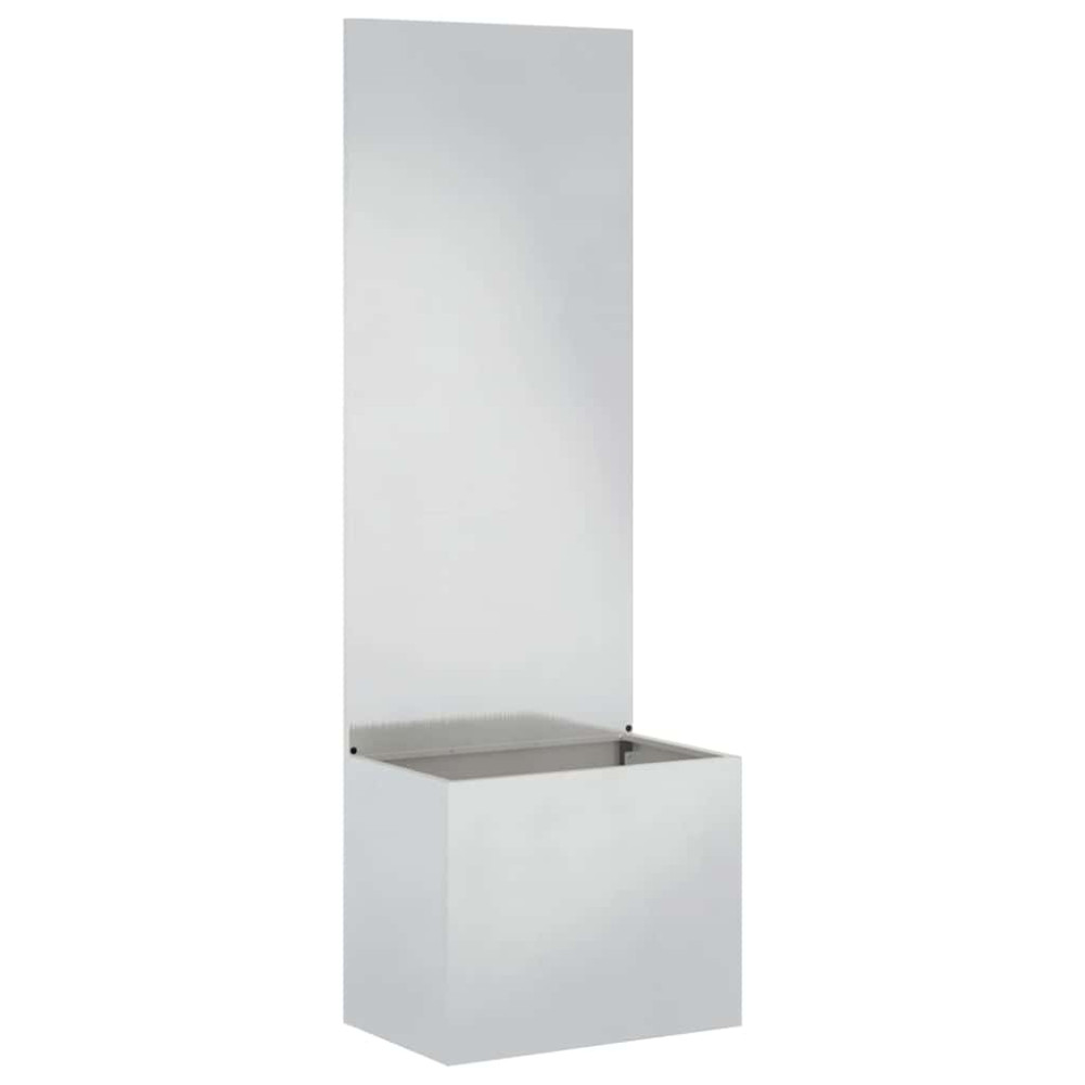Produktbild för Trädgårds integritetsskärm Fiskfjäll Silver 50 x 32 x 150 cm