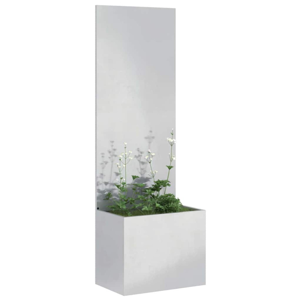 Produktbild för Trädgårds integritetsskärm Fiskfjäll Silver 50 x 32 x 150 cm