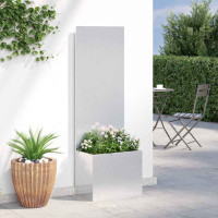 Produktbild för Trädgårds integritetsskärm Fiskfjäll Silver 50 x 32 x 150 cm