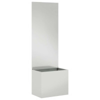 Produktbild för Trädgårds integritetsskärm Fiskfjäll Silver 50 x 32 x 150 cm