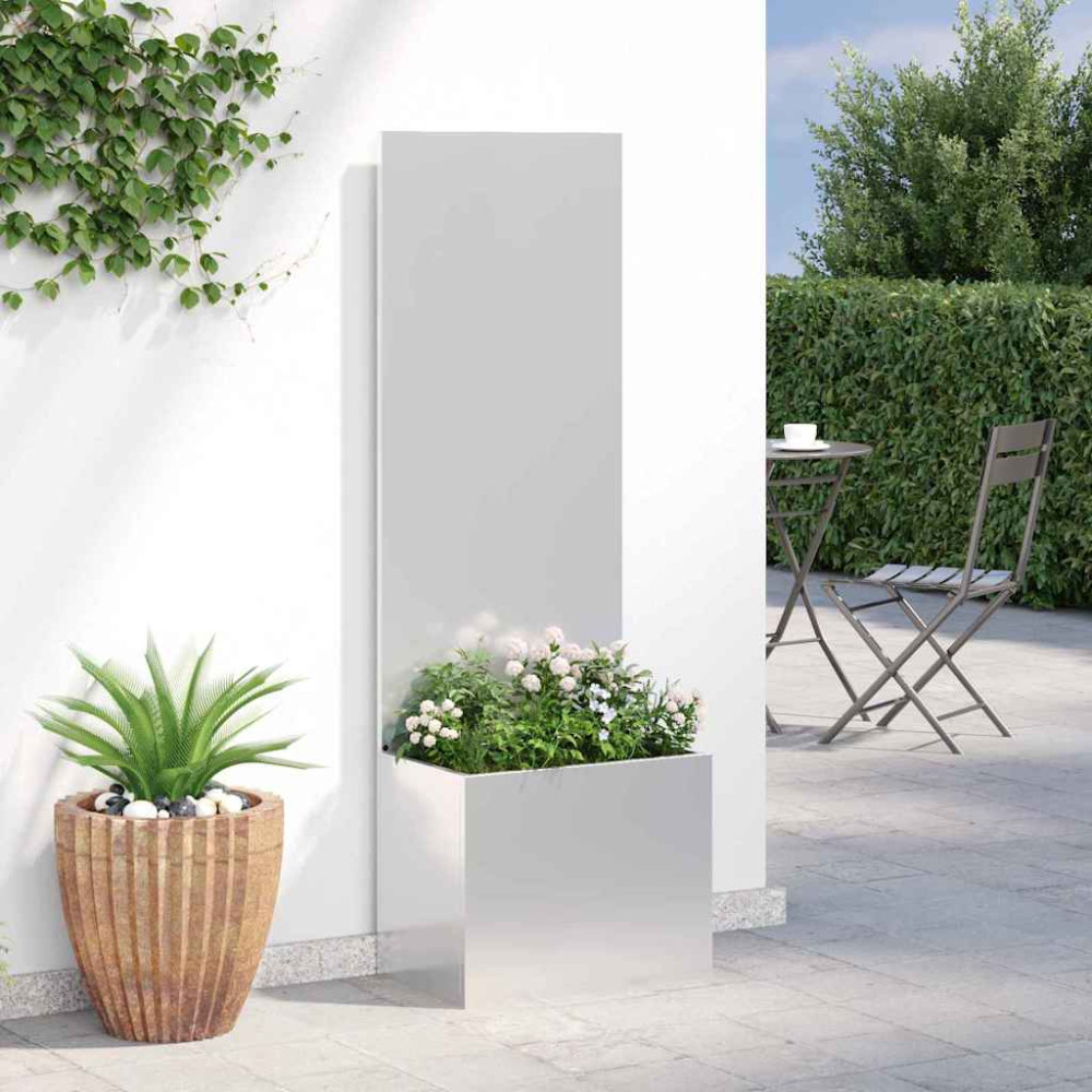 Produktbild för Trädgårds integritetsskärm Fiskfjäll Silver 50 x 32 x 150 cm