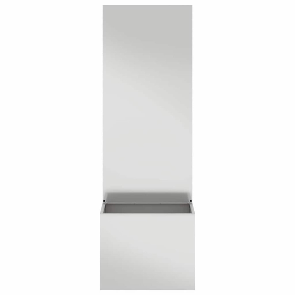 Produktbild för Trädgårds integritetsskärm Fiskfjäll Silver 50 x 32 x 150 cm