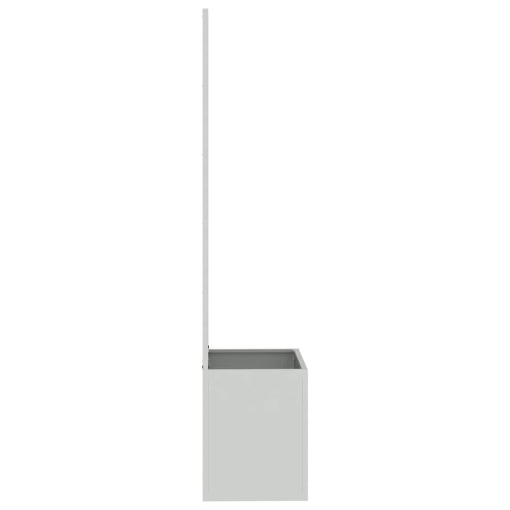 Produktbild för Trädgårds integritetsskärm Fiskfjäll Silver 50 x 32 x 150 cm