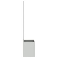 Produktbild för Trädgårds integritetsskärm Fiskfjäll Silver 50 x 32 x 150 cm