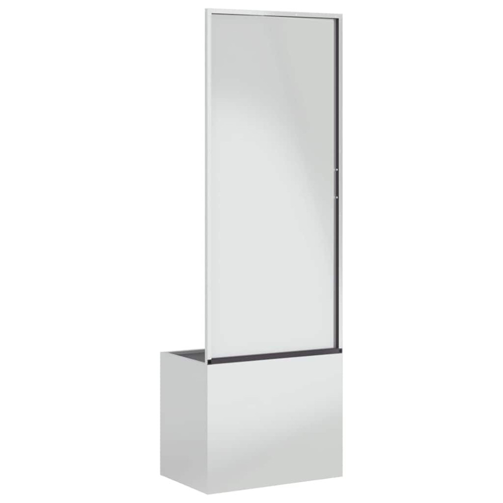 Produktbild för Trädgårds integritetsskärm Fiskfjäll Silver 50 x 32 x 150 cm