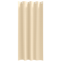 Produktbild för Mörkläggningsgardiner med Ringar 2 pcs Kräm 245 x 140 cm