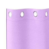Produktbild för Mörkläggningsgardiner med Ringar 2 pcs Lila 245 x 140 cm