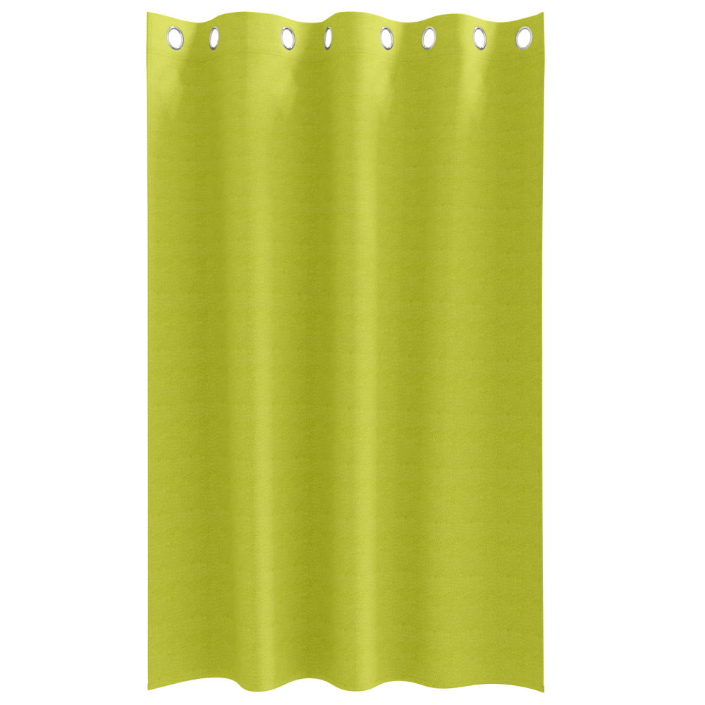 Produktbild för Mörkläggningsgardiner med Ringar 2 pcs Grön 175 x 140 cm