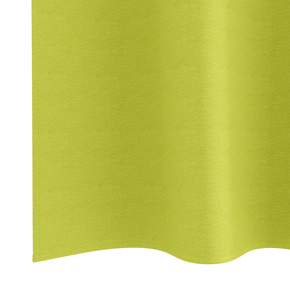 Produktbild för Mörkläggningsgardiner med Ringar 2 pcs Grön 175 x 140 cm