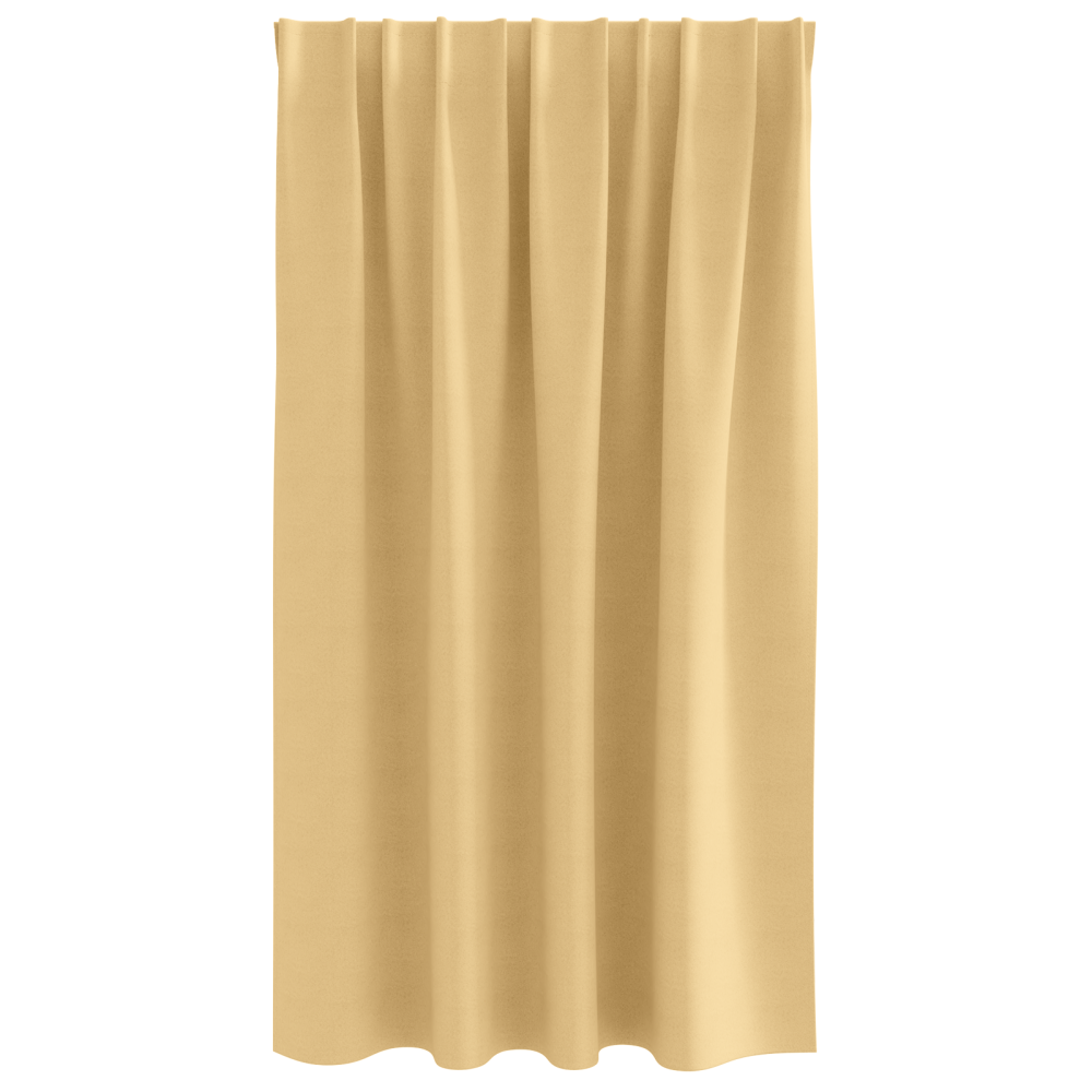 Produktbild för Mörkläggningsgardiner med Ringar 2 pcs Beige 140 x 140 cm