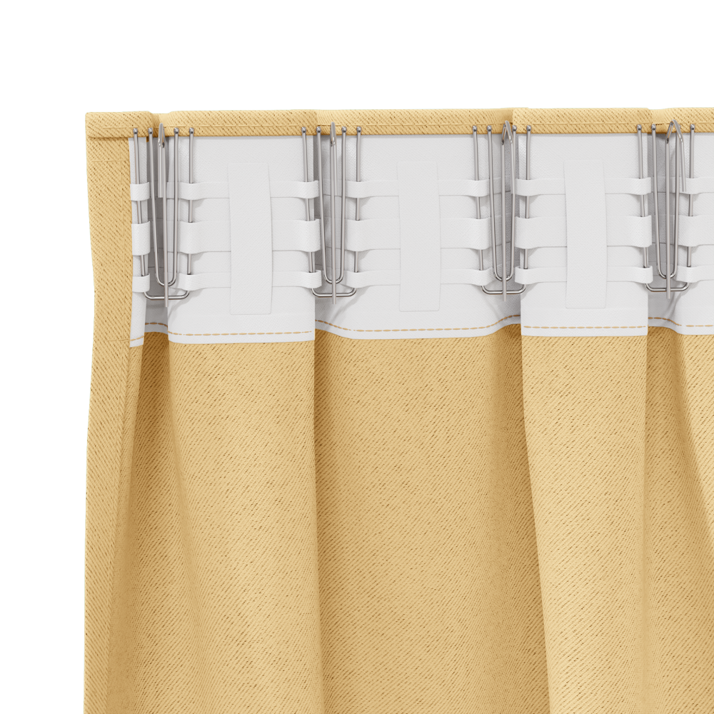 Produktbild för Mörkläggningsgardiner med Ringar 2 pcs Beige 140 x 140 cm