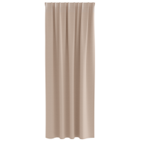 Produktbild för Mörkläggningsgardiner med Ringar 2 pcs Taupe 245 x 140 cm