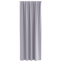Produktbild för Mörkläggningsgardiner med Ringar 2 pcs Metallgrå 260 x 140 cm