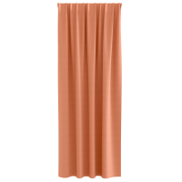 Produktbild för Mörkläggningsgardiner med Ringar 2 pcs Terracotta 260 x 140 cm