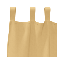 Produktbild för Mörkläggningsgardiner med Ringar 2 pcs Beige 245 x 140 cm