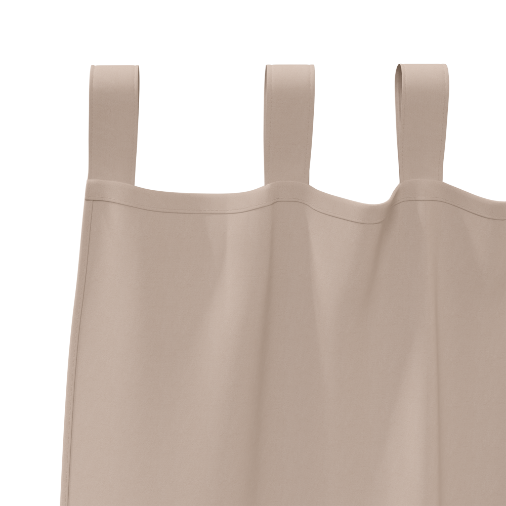 Produktbild för Mörkläggningsgardiner med Ringar 2 pcs Taupe 245 x 140 cm