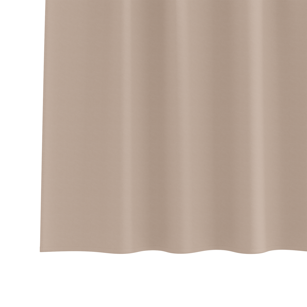 Produktbild för Mörkläggningsgardiner med Ringar 2 pcs Taupe 245 x 140 cm