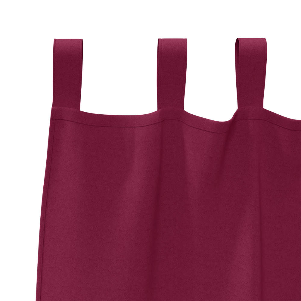 Produktbild för Mörkläggningsgardiner med Ringar 2 pcs Vinröd 260 x 140 cm