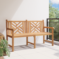 Produktbild för Trädgårdsbänk 150 x 60 x 90 cm Massivt teakträ