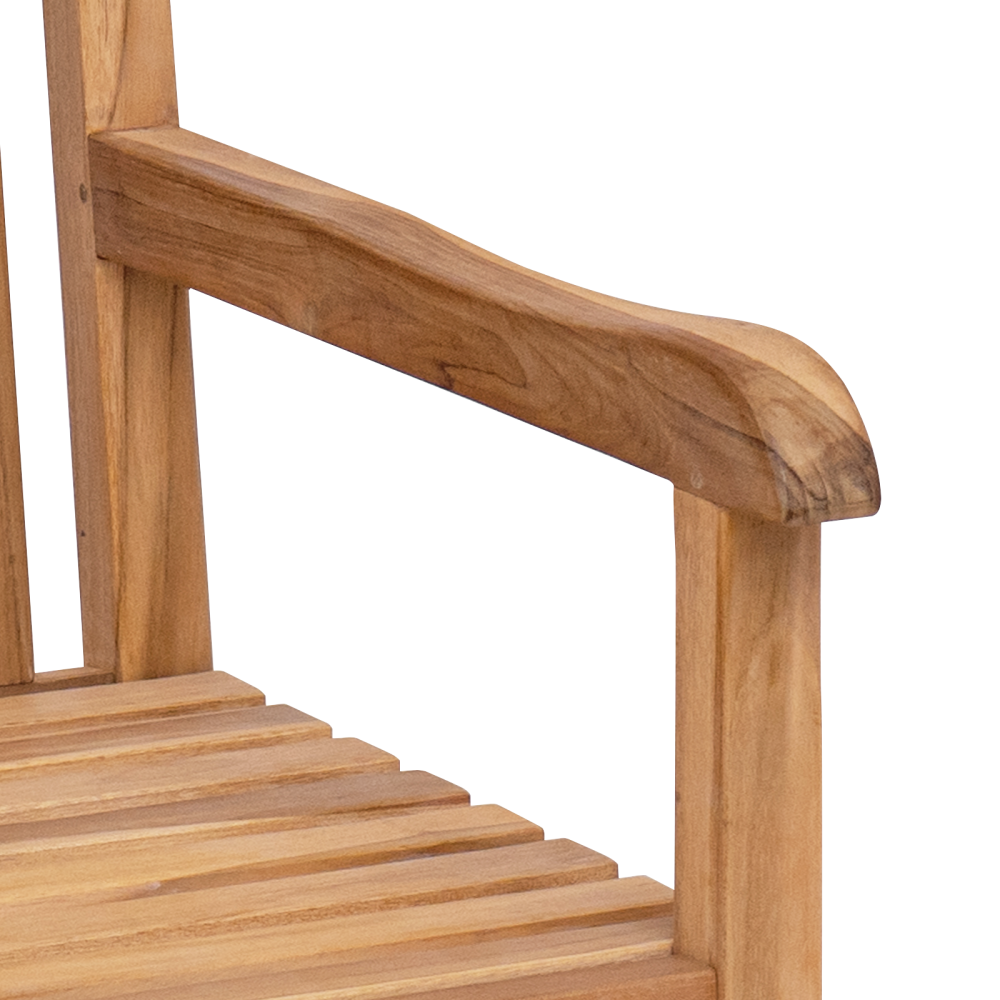Produktbild för Trädgårdsbänk 150 x 60 x 90 cm Massivt teakträ