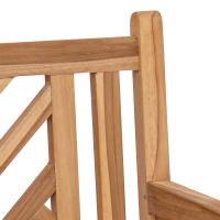 Produktbild för Trädgårdsbänk 150 x 60 x 90 cm Massivt teakträ