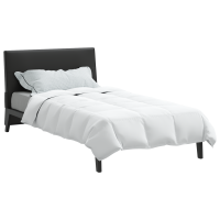 Produktbild för Duntäcke Vit 135 x 200 cm Fjäder