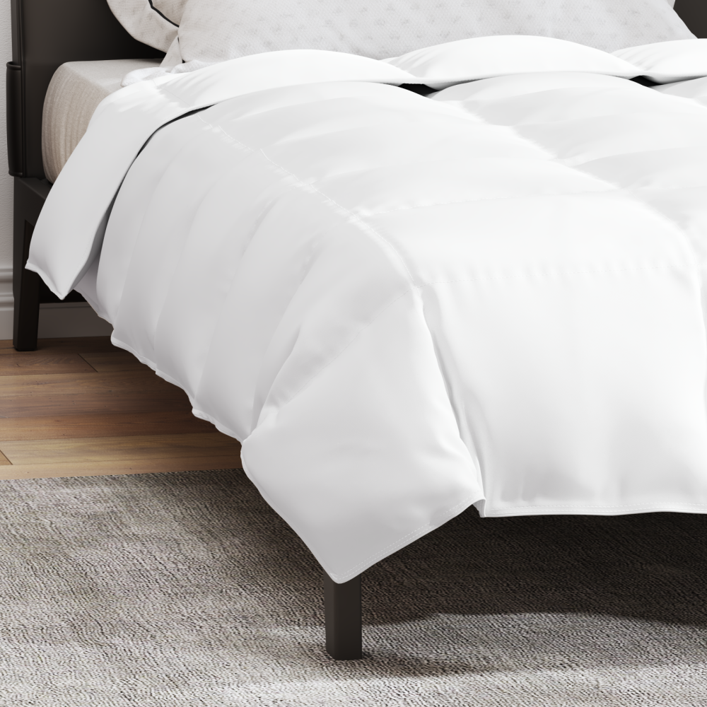 Produktbild för Vinter Täcke Vit 140 x 200 cm Fjäder