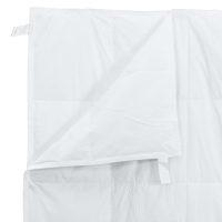 Produktbild för 2-i-1 Duntäcke Vit 200 x 200 cm Fjäder