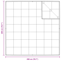Produktbild för 2-i-1 Duntäcke Vit 200 x 200 cm Fjäder