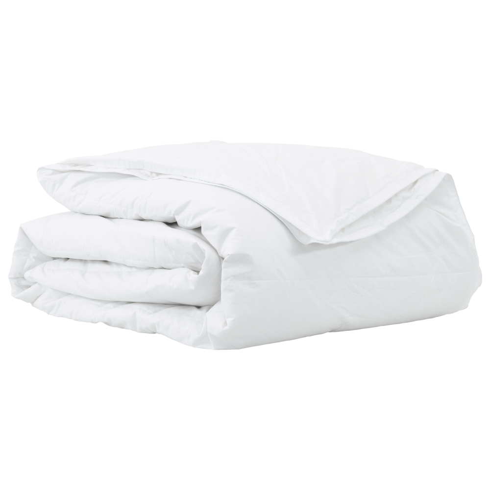 Produktbild för 2-i-1 Duntäcke Vit 240 x 200 cm Fjäder
