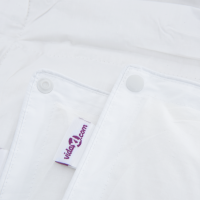 Produktbild för 2-i-1 Duntäcke Vit 200 x 220 cm Fjäder