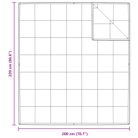 Produktbild för 2-i-1 Duntäcke Vit 200 x 220 cm Fjäder
