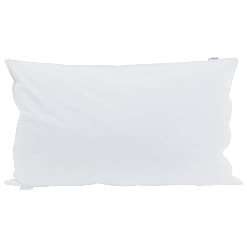 Produktbild för Kudde med kudde 2 pcs Vit 40 x 80 cm Fjäder