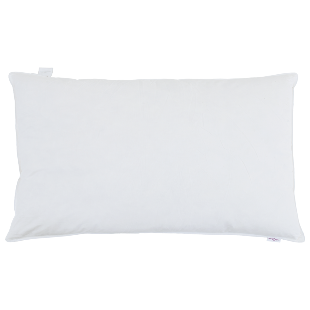 Produktbild för Kudde med kudde 2 pcs Vit 40 x 80 cm Fjäder