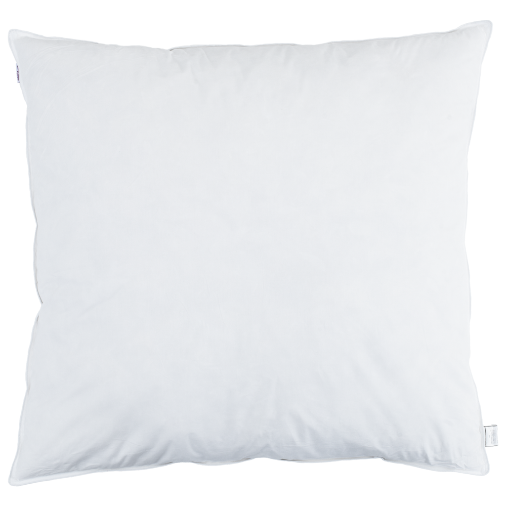 Produktbild för Kudde med kudde 2 pcs Vit 80 x 80 cm Fjäder