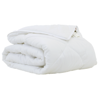 Produktbild för Duntäcke Vit 200 x 140 x 4 cm Polyester