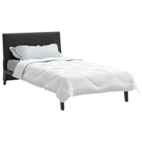 Produktbild för Duntäcke Vit 200 x 140 x 4 cm Polyester